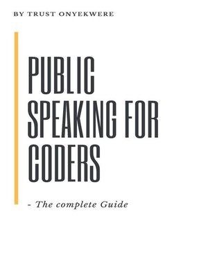 cover image of Public Speaking for Coders